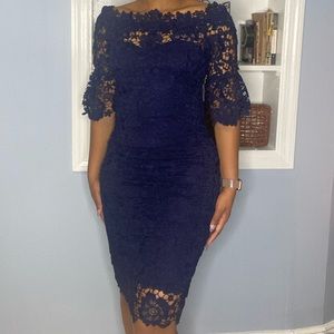 Paper Dolls London off the shoulder dress